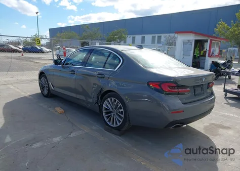 2021 BMW 530I из США, поврежденный, VIN WBA53BH06MCF22665